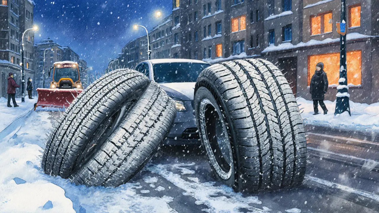 Шипованные или фрикционные зимние шины: что лучше для города и трассы в 2025 году