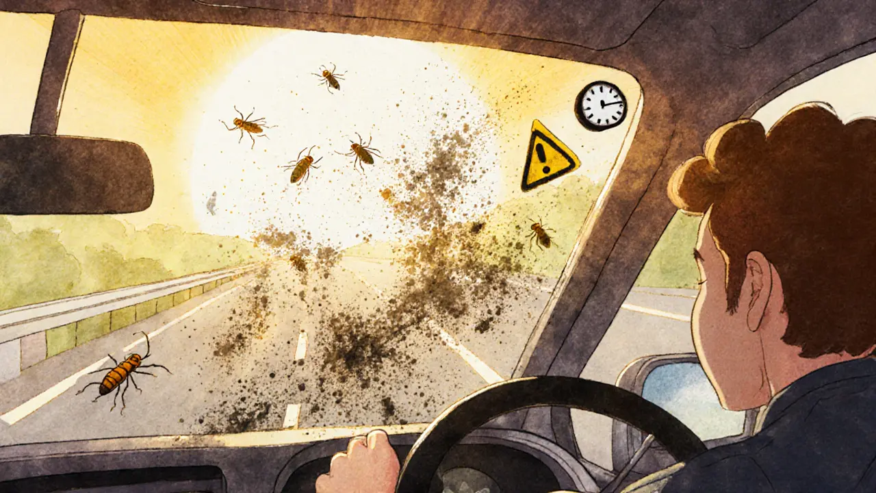 Чем удалить следы насекомых с лобового стекла - лучшие способы и что не стоит делать