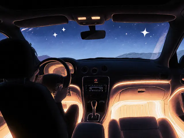 Подсветка салона автомобиля: как правильно установить светодиодные ленты и подключить питание