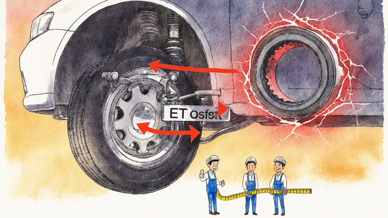 Как вылет диска влияет на управляемость и срок службы подшипников