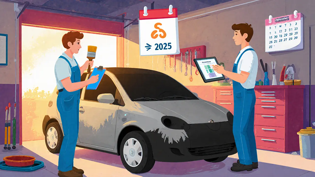 Покраска в другой цвет: как правильно оформить изменения в ГИБДД в 2025 году