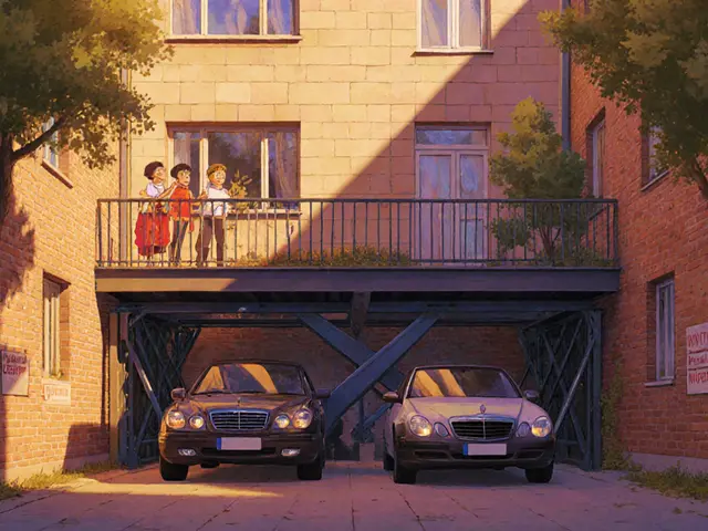 Компактная парковка: как разместить два автомобиля на одном месте во дворе