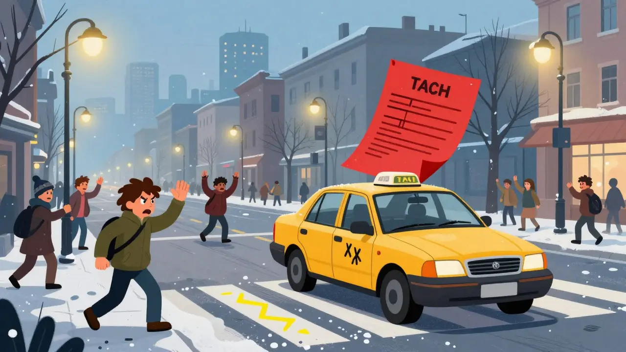 Парковка для такси в городе: выделенные зоны и штрафы в 2025 году