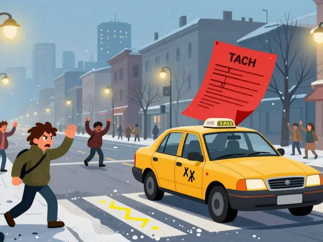 Парковка для такси в городе: выделенные зоны и штрафы в 2025 году