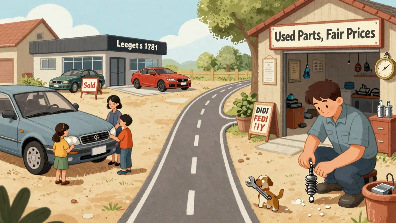 Семья продает старую машину, а другой механик заменяет свечу на запчасть из Китая — два пути для автовладельцев.