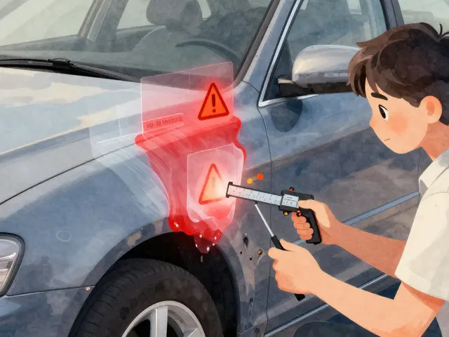 Проверка кузова толщиномером: как распознать ремонт и шпаклевку при покупке авто с пробегом