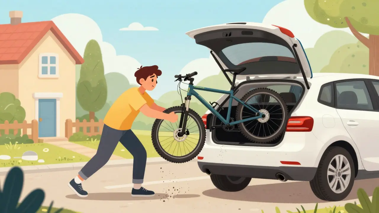 Как перевезти велосипед на авто: выбираем между фаркопом, крышей и дверью