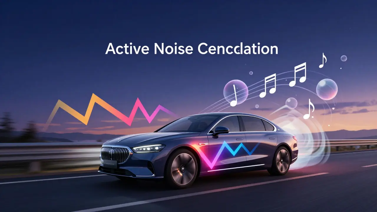 Концепция системы активного шумоподавления в современном автомобиле
